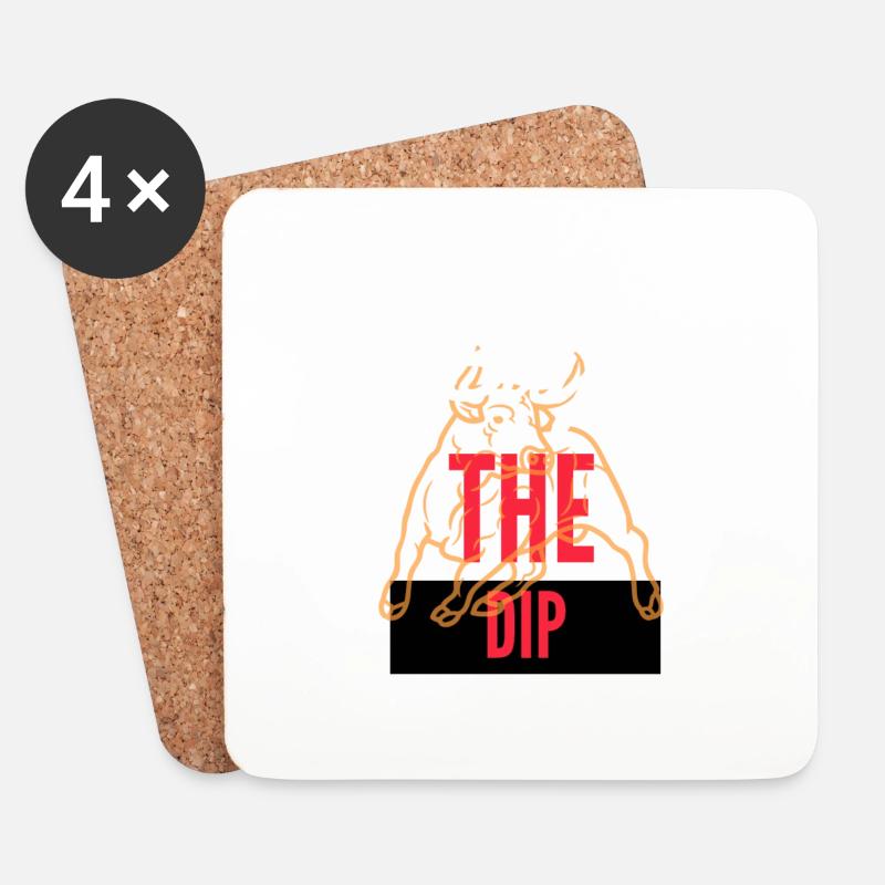 Buy The Dip 3 - Untersetzer (4er-Set) - Weiß
