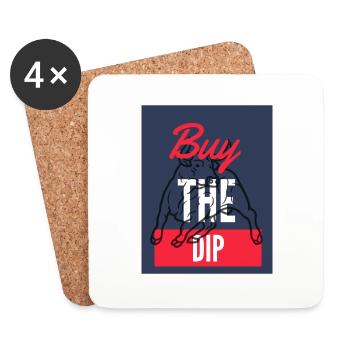 Buy The Dip 2 - Untersetzer (4er-Set) - Weiß - Vorne