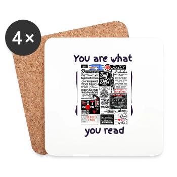 You Are - News - Coasters (set of 4) - white - Front