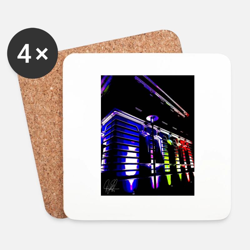 Rainbow-avenue - Untersetzer (4er-Set) - Weiß