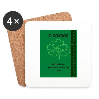 O CONNOR - Coasters (set of 4) - white - Front