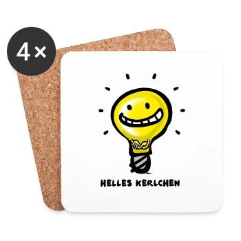 Helles Kerlchen - Untersetzer (4er-Set) - Weiß - Vorne