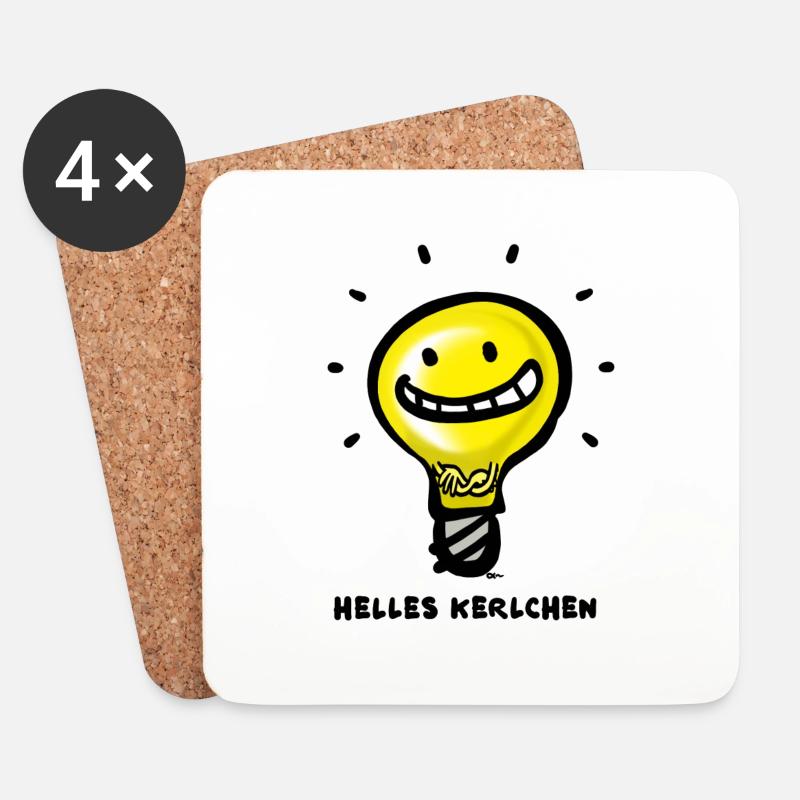 Helles Kerlchen - Untersetzer (4er-Set) - Weiß
