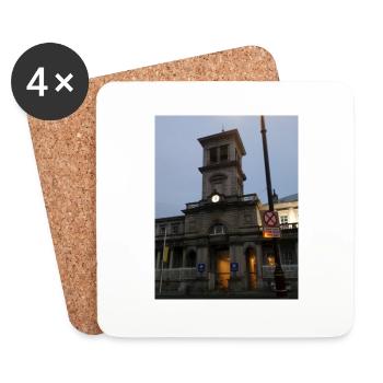 Connelly Station, Dublin, Ireland. - Coasters (set of 4) - white - Front