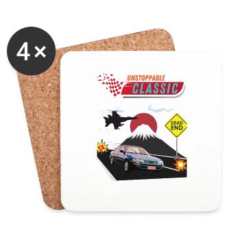 classic JPN drive - Coasters (set of 4) - white - Front