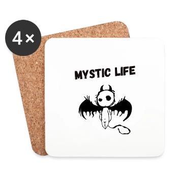 Mystic Life - Coasters (set of 4) - white - Front