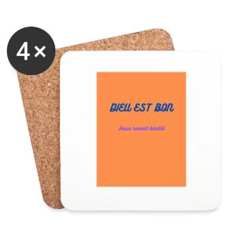 le créateur - Dessous de verre (lot de 4) - blanc - Devant