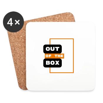 Out of the Box - Untersetzer (4er-Set) - Weiß - Vorne