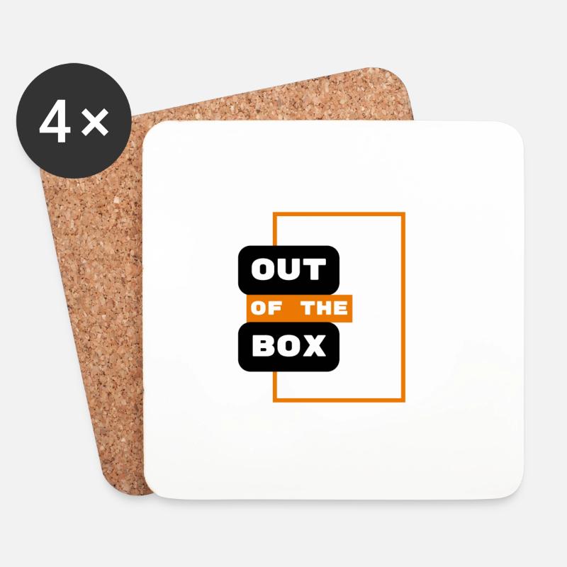 Out of the Box - Untersetzer (4er-Set) - Weiß