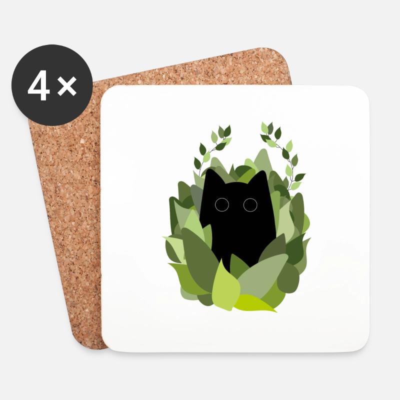 MANTEL - Untersetzer (4er-Set) - Weiß