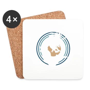 Dancing Dance Music - Coasters (set of 4) - white - Front