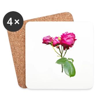 ROSIER - Dessous de verre (lot de 4) - blanc - Devant