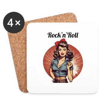 Pinup - Coasters (set of 4) - white - Front
