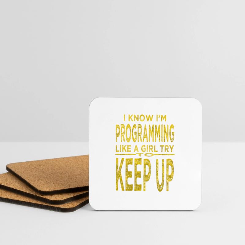 Birthday Present C Plus Plus PC Frontend Developer Coasters (set of 4)