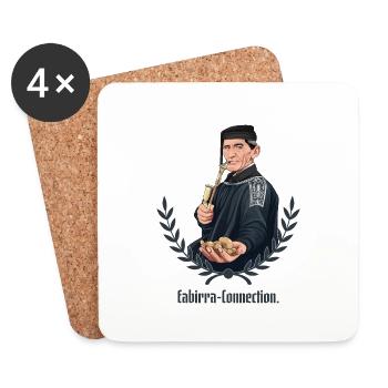 Rieser Grantler // Illustration - Untersetzer (4er-Set) - Weiß - Vorne