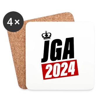 Bachelor Party Bachelor Party 2024 Party - Coasters (set of 4) - white - Front