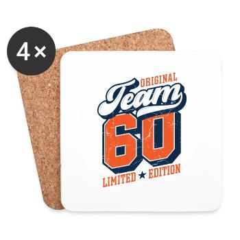 Original Team 60 - Limited Edition - Coasters (set of 4) - white - Front