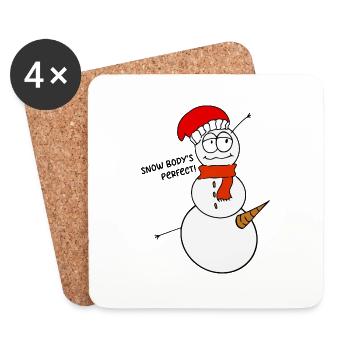 Funny Saying Funny Humor Gift Idea - Coasters (set of 4) - white - Front