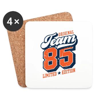 Original Team 85 - Limited Edition - Coasters (set of 4) - white - Front
