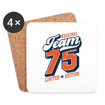 Original Team 75 - Limited Edition - Coasters (set of 4) - white - Front
