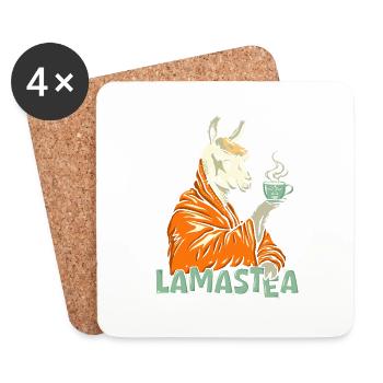 lamastea - Coasters (set of 4) - white - Front