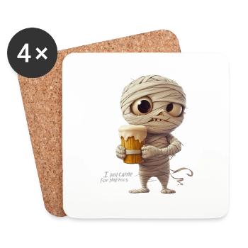 I just came for the boo's - Coasters (set of 4) - white - Front