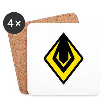 HORNS - Dessous de verre (lot de 4) - blanc - Devant