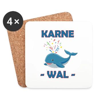 Karne Wal - Untersetzer (4er-Set) - Weiß - Vorne