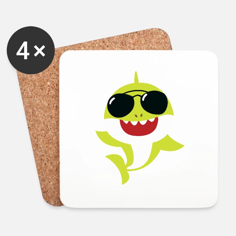 Design ohne Titel 4 - Untersetzer (4er-Set) - Weiß