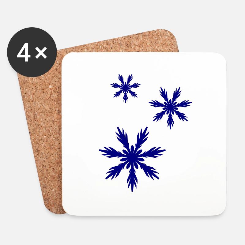 frost - Untersetzer (4er-Set) - Weiß
