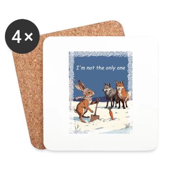 Trial of Fate - Coasters (set of 4) - white - Front