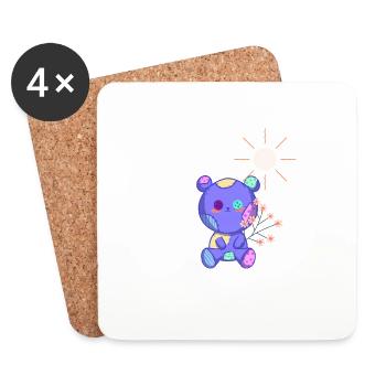 Good Morning Sunshine - Coasters (set of 4) - white - Front