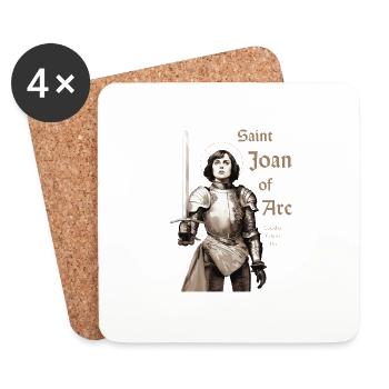 Saint Joan of Arc - Coasters (set of 4) - white - Front