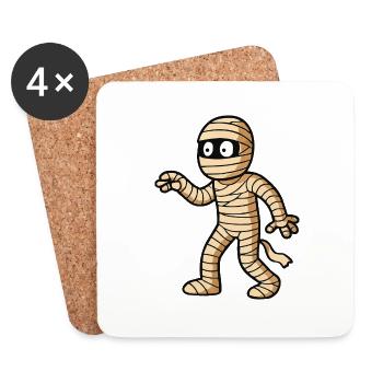 Mummy Comic - Coasters (set of 4) - white - Front