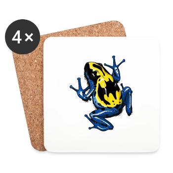 DendroBAT - Untersetzer (4er-Set) - Weiß - Vorne
