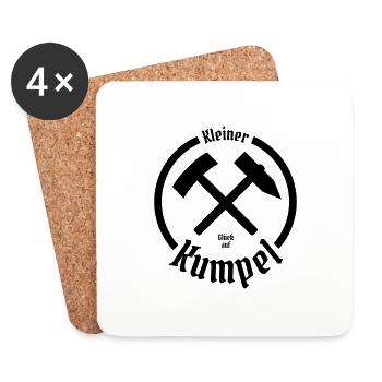 Kleiner Kumpel - Untersetzer (4er-Set) - Weiß - Vorne