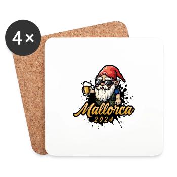 Bière de Majorque 2024 - Dessous de verre (lot de 4) - blanc - Devant