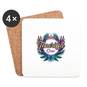 Tenerife Crew Holidays - Coasters (set of 4) - white - Front