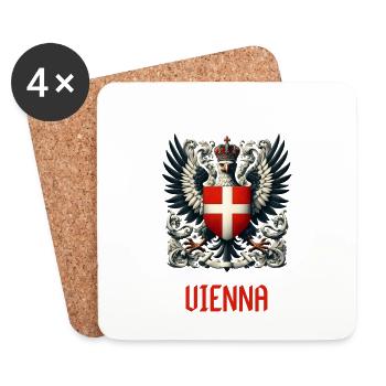 Vienna - Untersetzer (4er-Set) - Weiß - Vorne