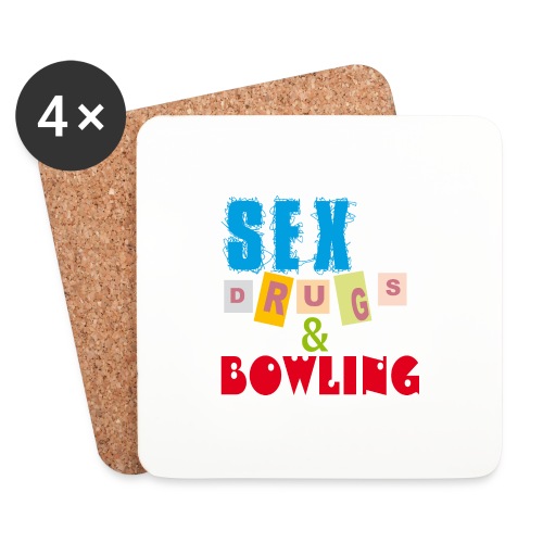 Sex, drugs & Bowling - Underlägg (4-pack)