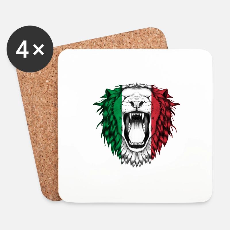 Italien - Untersetzer (4er-Set) - Weiß