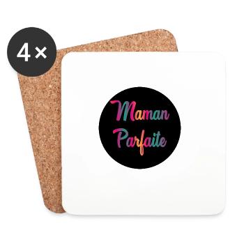 MOM. MOTHER'S DAY. HAPPY MOTHER'S DAY - Coasters (set of 4) - white - Front