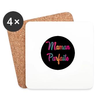 HAPPY MOTHER'S DAY. MOM - Coasters (set of 4) - white - Front