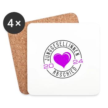 Hen party 2024 - Coasters (set of 4) - white - Front