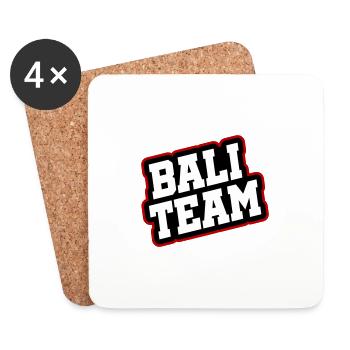 Bali Team Indonesien - Untersetzer (4er-Set) - Weiß - Vorne