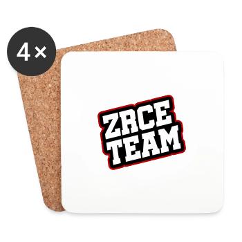 L’équipe Zrce - Dessous de verre (lot de 4) - blanc - Devant