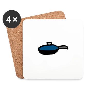 pan - Coasters (set of 4) - white - Front