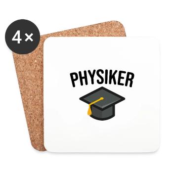 Physiker - Untersetzer (4er-Set) - Weiß - Vorne