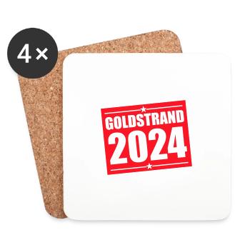 Golden Sands 2024 - Coasters (set of 4) - white - Front