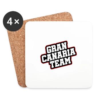 Gran Canaria Team - Untersetzer (4er-Set) - Weiß - Vorne